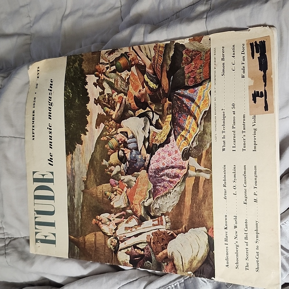 VINTAGE SEPTEMBER 1950 THE ETUDE MUSIC MAGAZINE